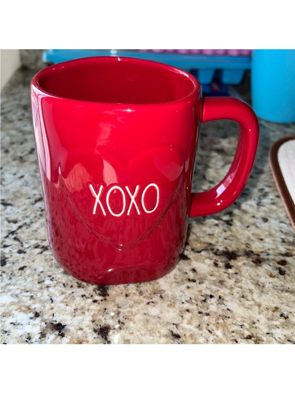 Rae Dunn Red 'XOXO' Ceramic Mug